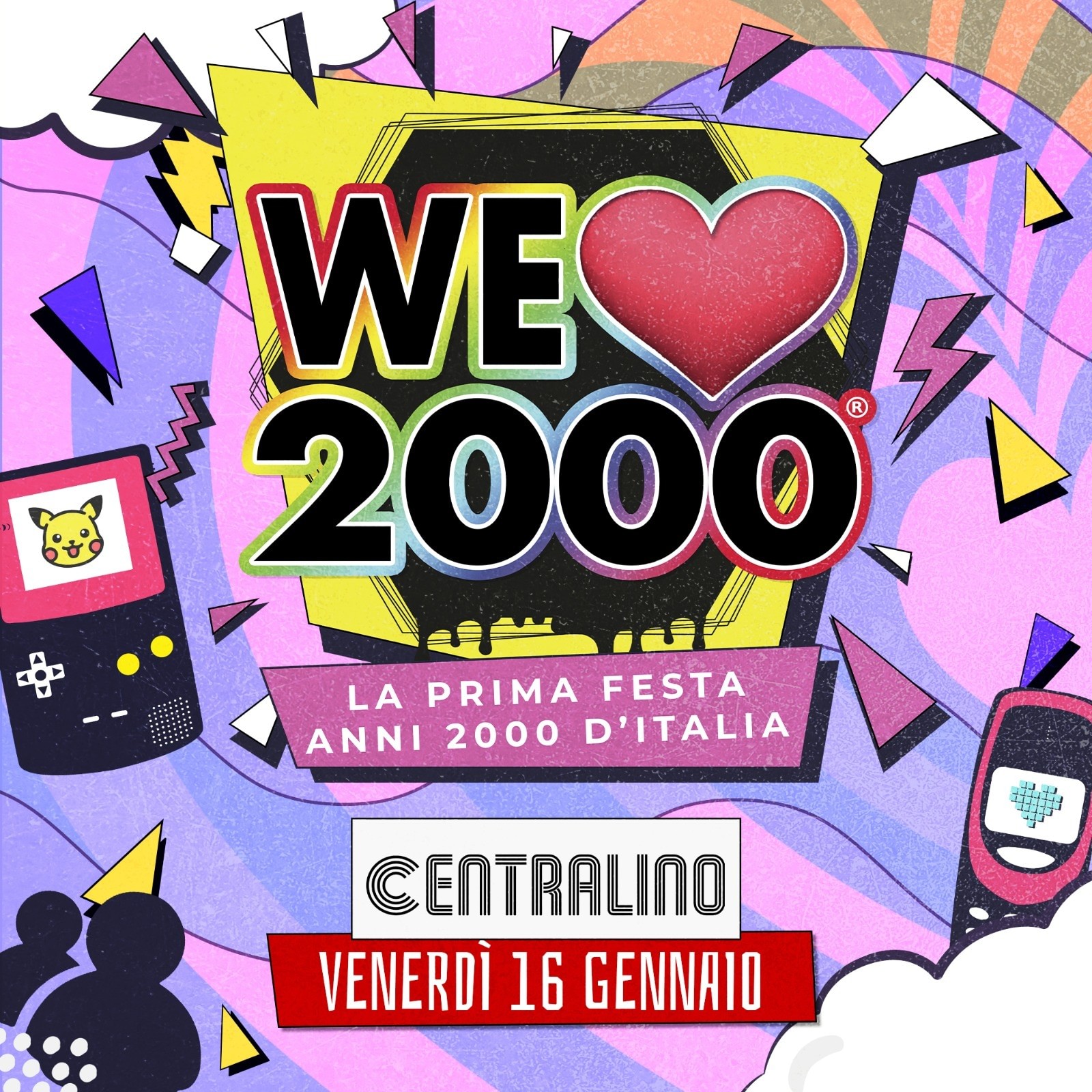 WE LOVE 2000 Torino - Venerdì 16 Gennaio al CENTRALINO Club image