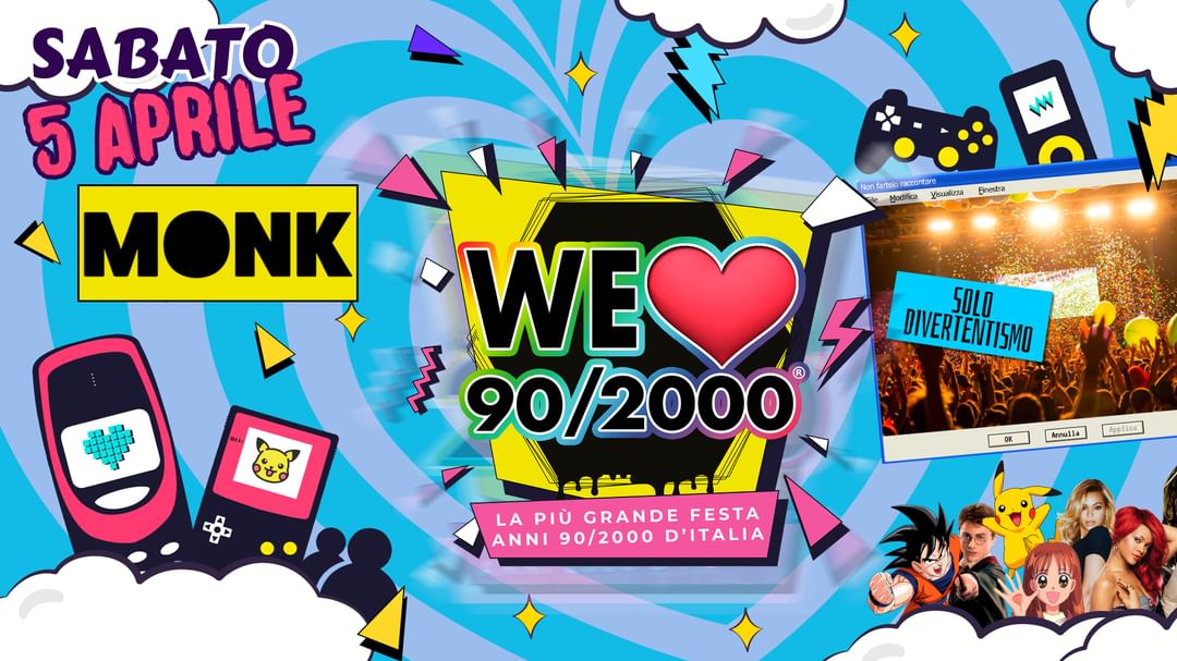 Couverture de l'événement WE LOVE 90/2000 