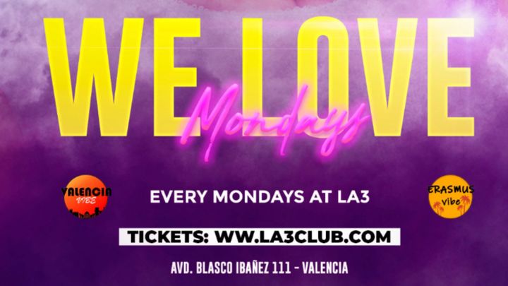 Cover for event: We love Mondays!