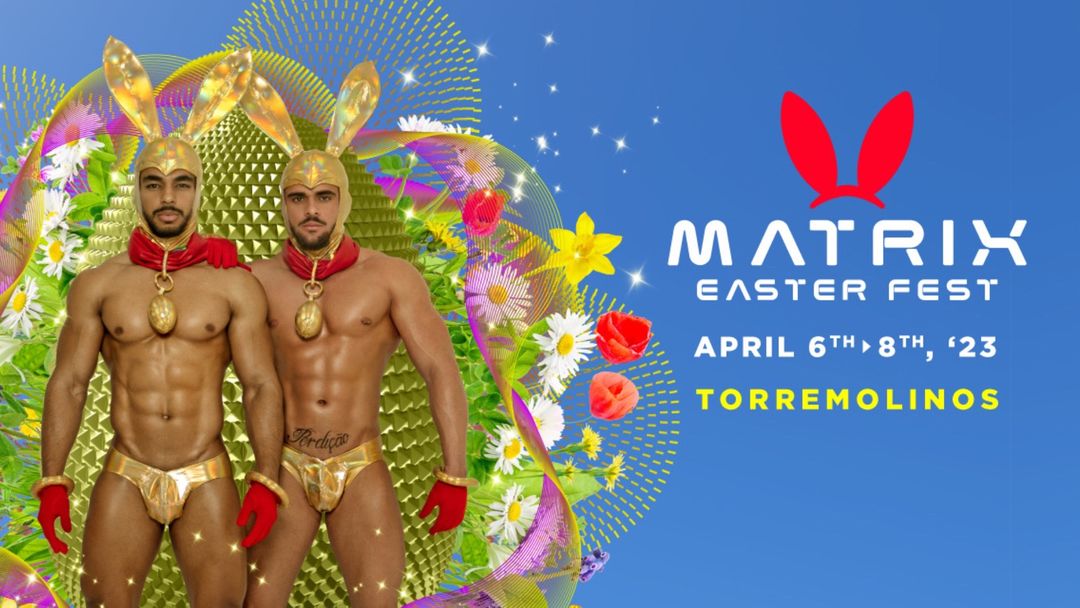 Cartell de l'esdeveniment We Party • Torremolinos • Matrix Easter Fest