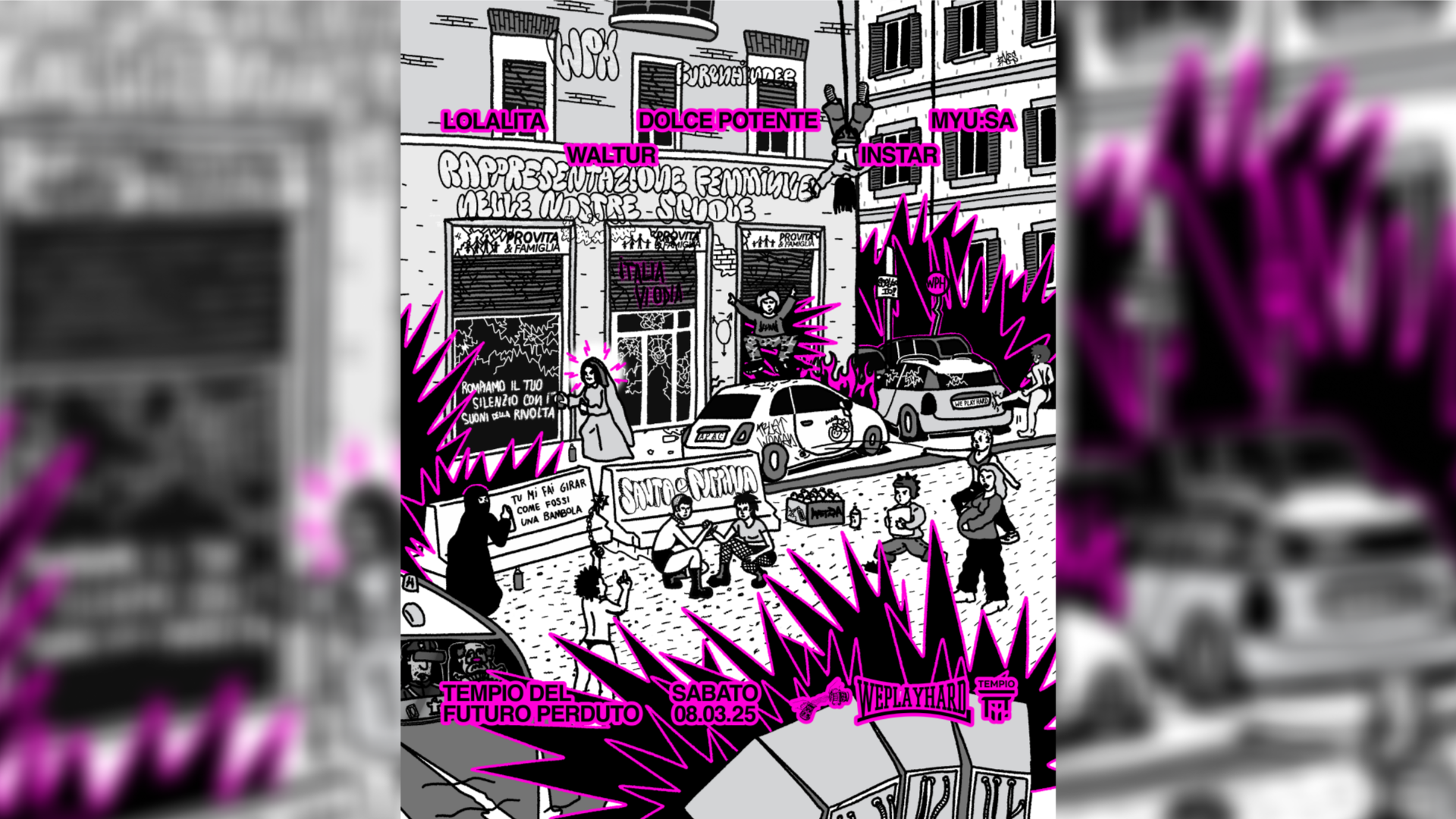 We Play Hard X Burenhinder: Lolalita, myu:sa, Dolce Potente, waltur, instar image