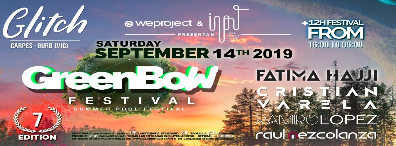 We Project & Input presentan GreenBow - Summer Pool Festival image