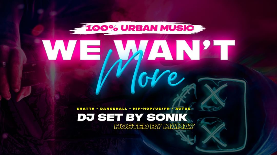 Copertina evento We Wan't More