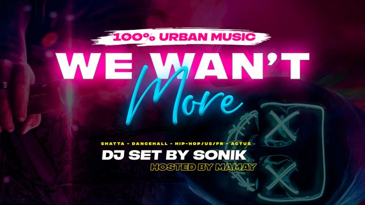 Cover for event: We Wan't More