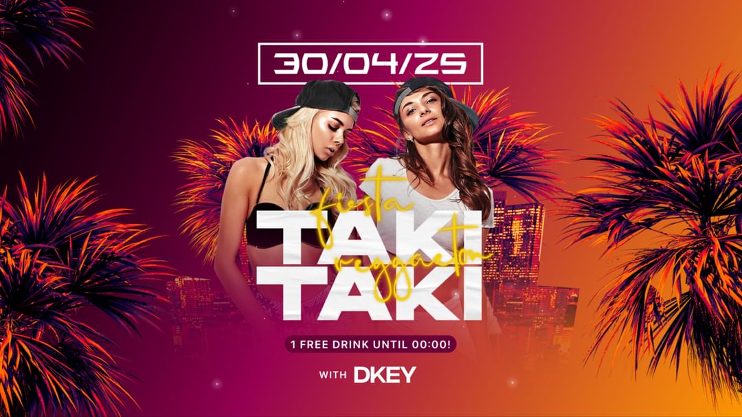 Copertina evento WED 30.4. TAKI TAKI - FIESTA REGGAETON
