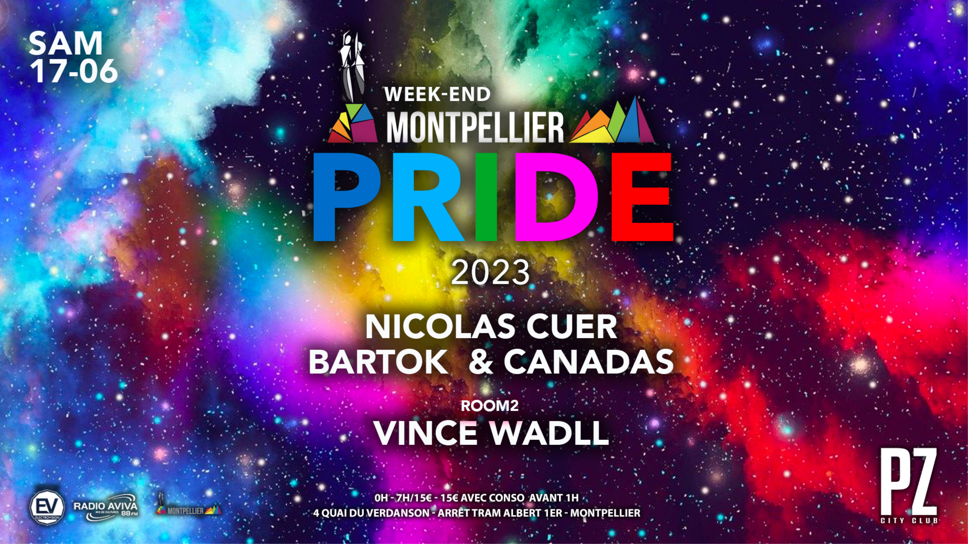 Week-end Montpellier PRIDE x PZ city club image