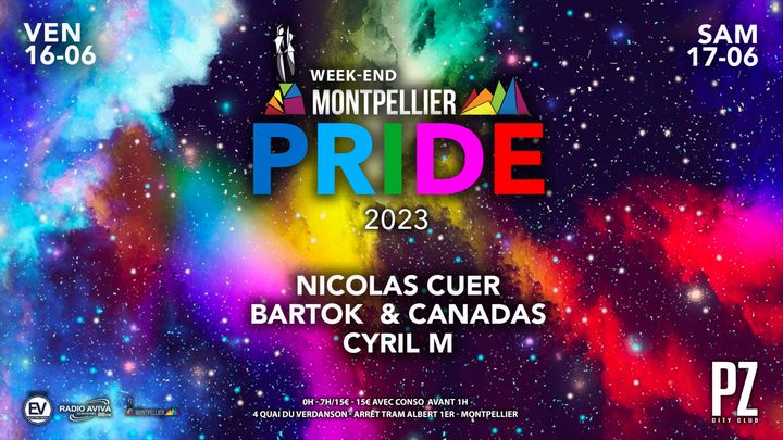 Cover for event: Week-end Montpellier PRIDE x PZ city club