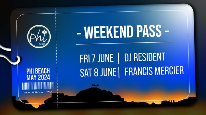 Cover for event: WEEKEND PASS - 7 & 8 JUNE