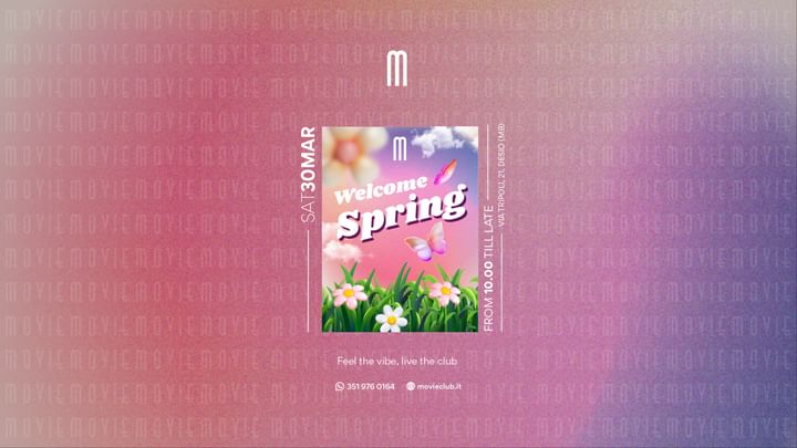 Cover for event: Welcome Spring