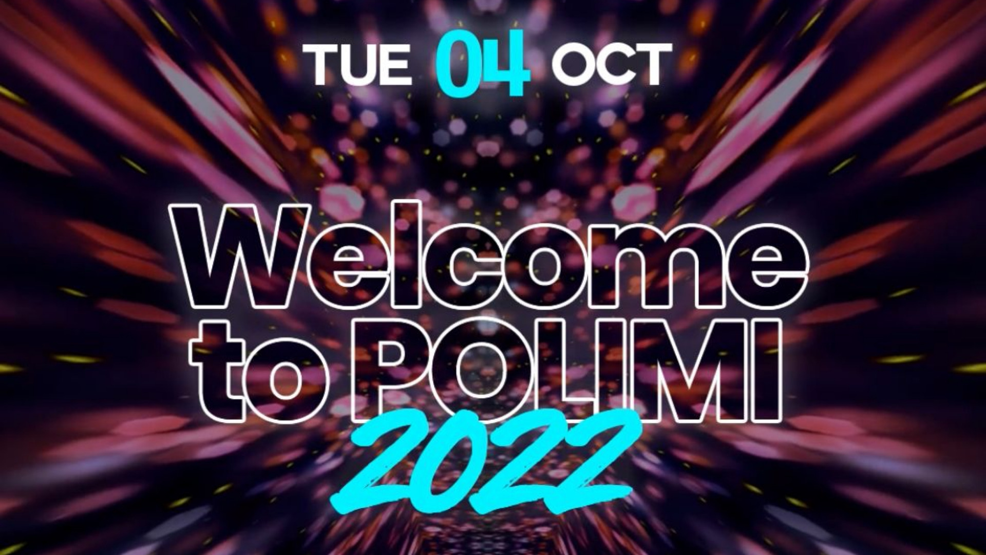 WELCOME TO POLIMI PARTY TUESDAY NIGHT