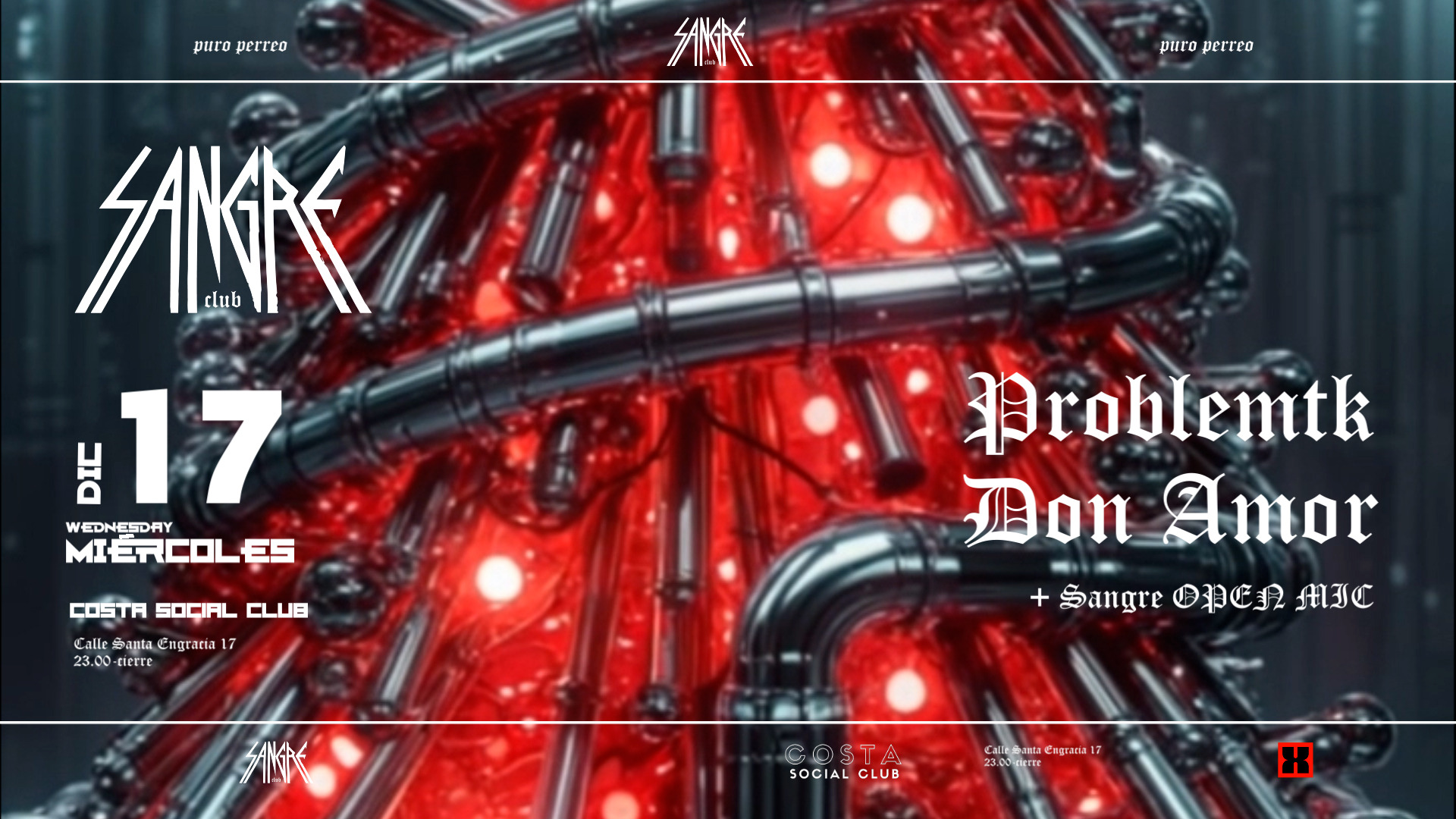 Wensday 17th @Sangre