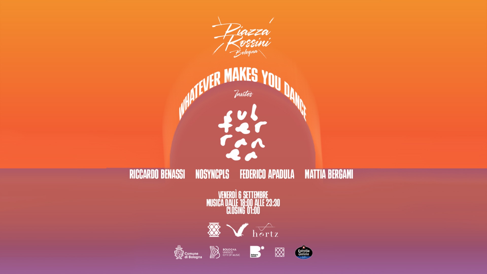 Whatever makes you dance House edition in Piazza Rossini