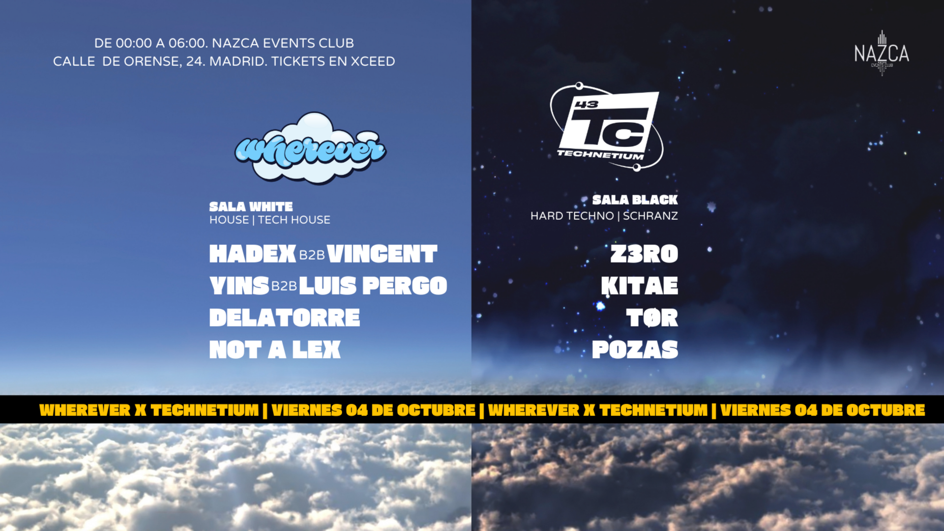 Wherever X Technetium | Tech house x Hard techno... en una sola fiesta image