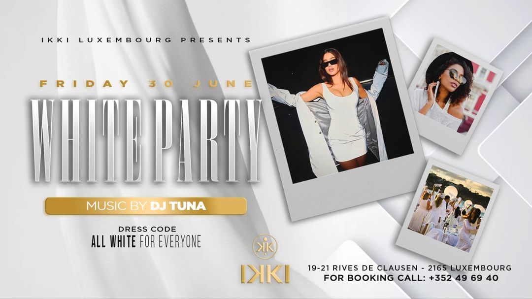 Couverture de l'événement WHITE PARTY @ IKKI
