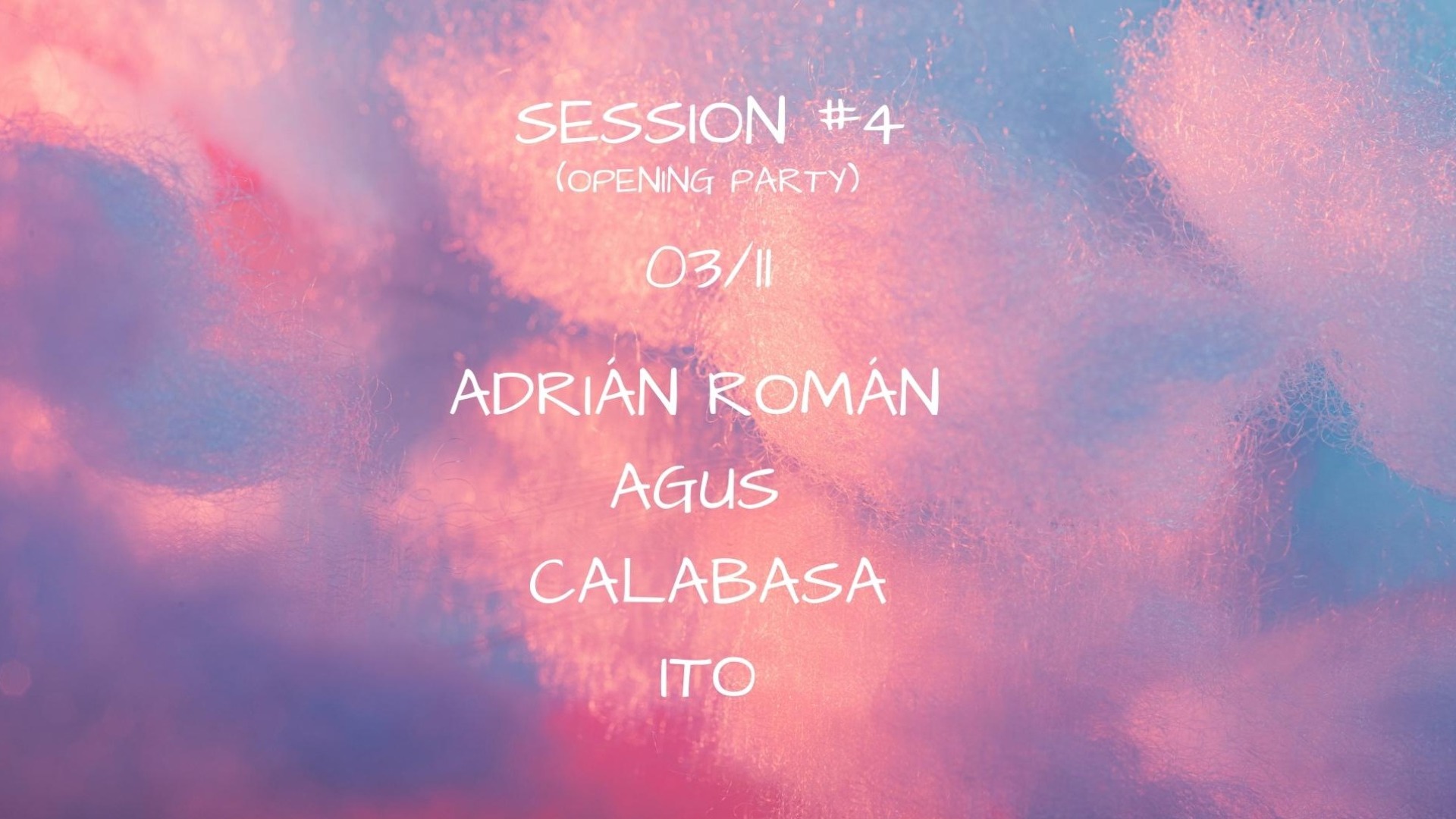 White Widow # 4 Season Opening Party w/ Calabasa + Ito + Agus + Adrián Román image