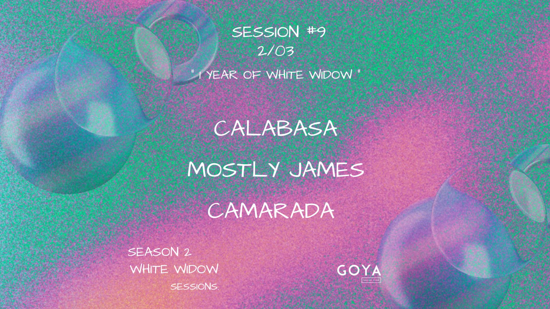 White Widow # 9  w/ Calabasa + Mostly James + Camarada image