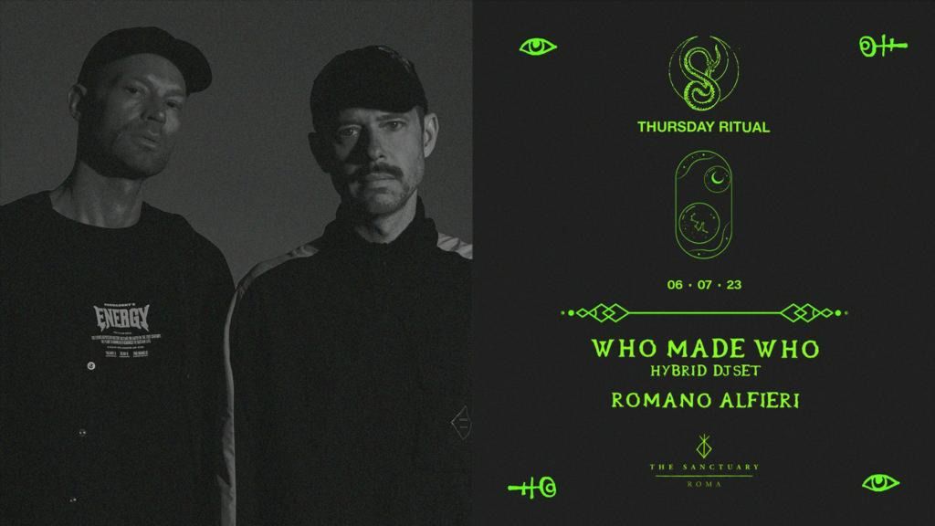 Cartell de l'esdeveniment THURSDAY RITUALS presents WHOMADEWHO