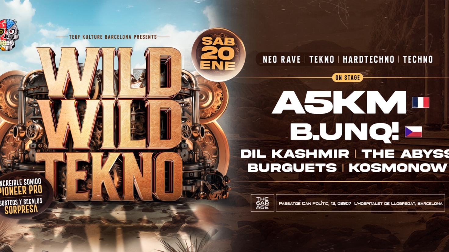 Wild Wild Tekno · A5KM 1st time in Barcelona city! image