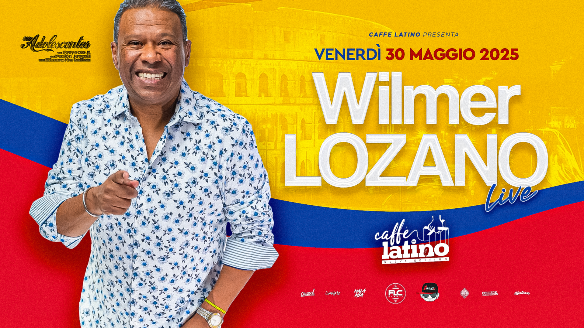 Wilmer Lozano Live Roma al Caffè Latino image