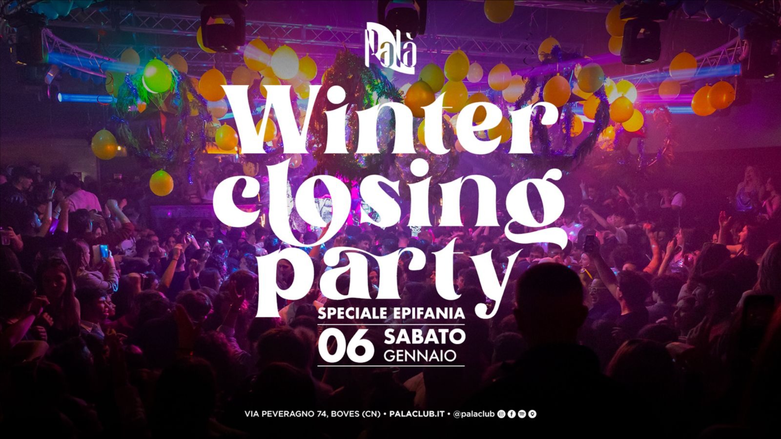 WINTER CLOSING PARTY - FREE ENTRY TILL 00:30