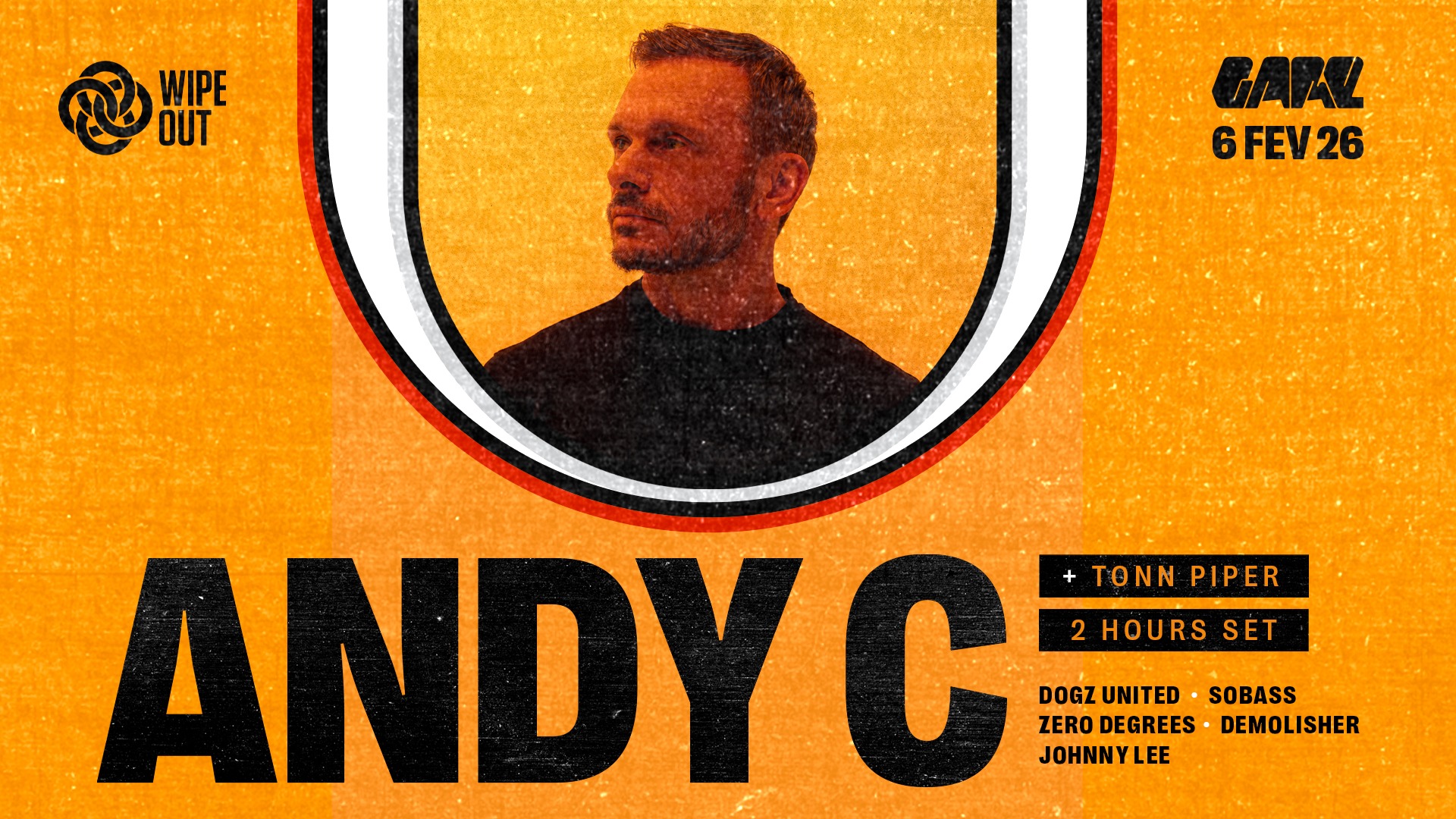 Wipeout Open Air presents ANDY C (2h Set) :: Gare Porto image