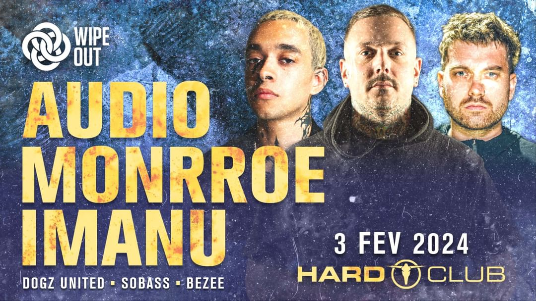 Capa do evento Wipeout Open Air presents Audio + Monrroe + Imanu :: Hard Club
