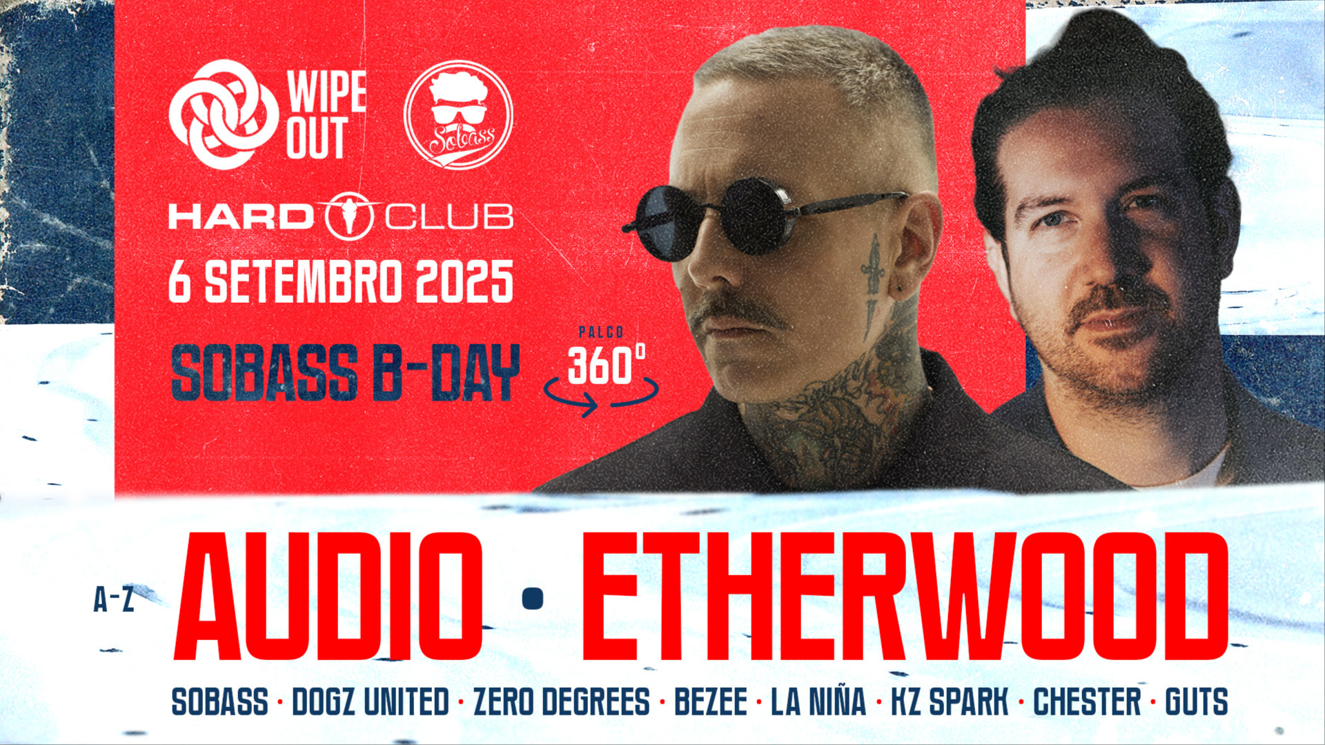 Wipeout Open Air presents Sobass B-Day c/ AUDIO + ETHERWOOD :: Hard Club image