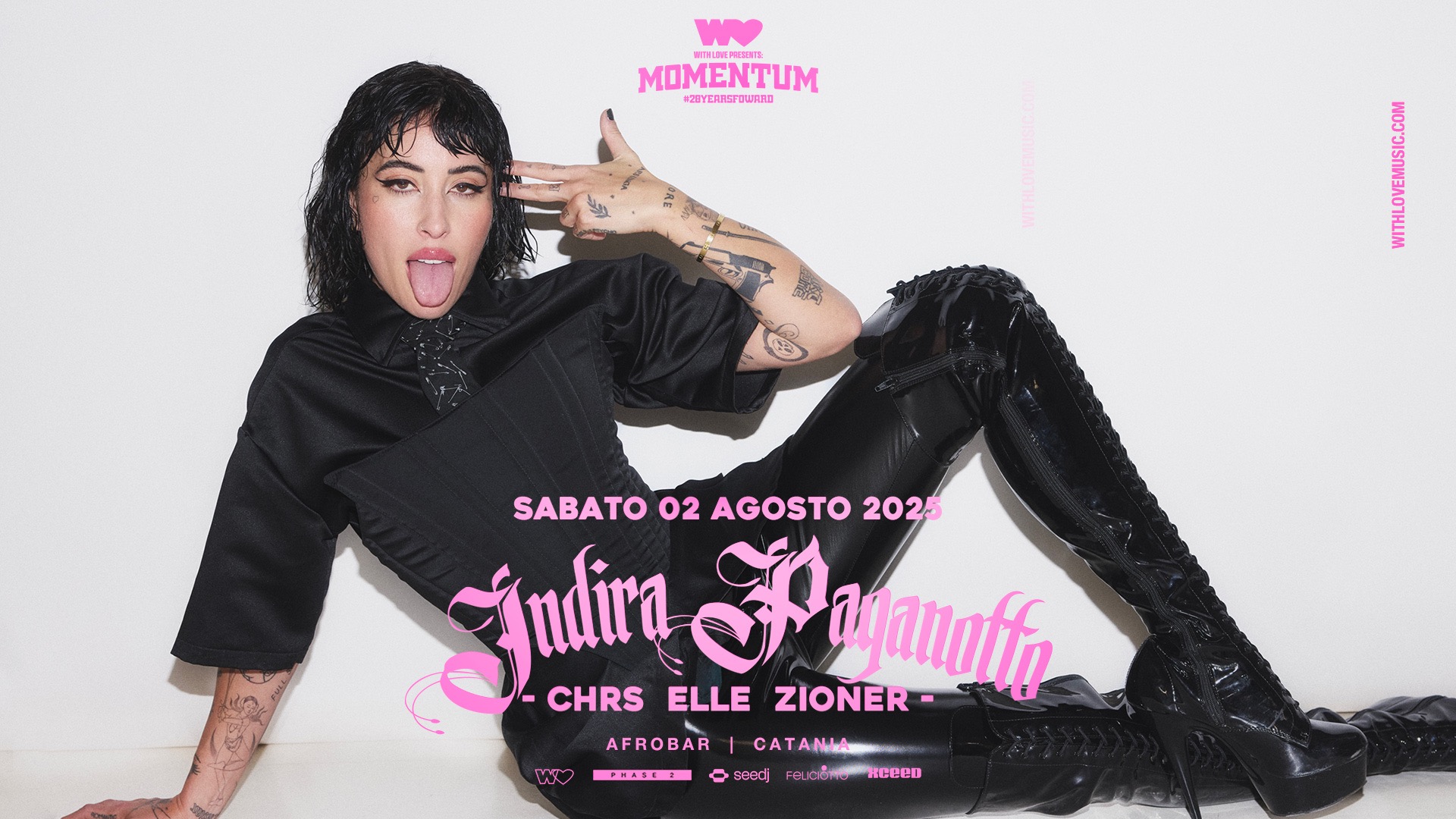 With Love presents MOMENTUM w/ INDIRA PAGANOTTO image