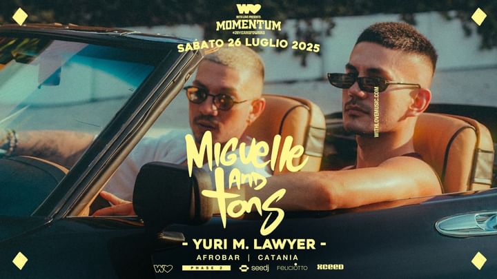 Cover for event: With Love presents: MOMENTUM w/  MIGUELLE and TONS 