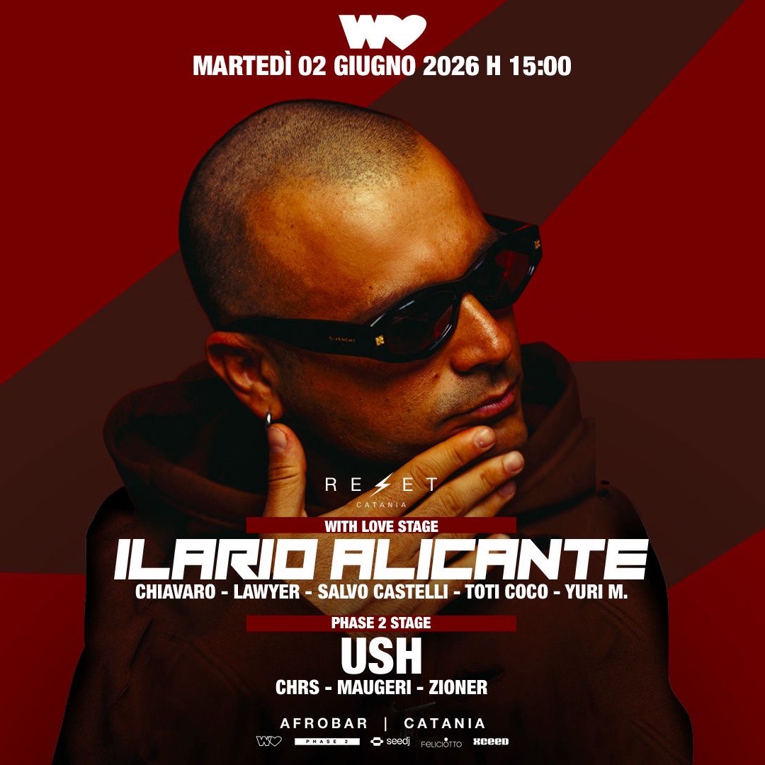 WITH LOVE presents RESET w/ ILARIO ALICANTE image