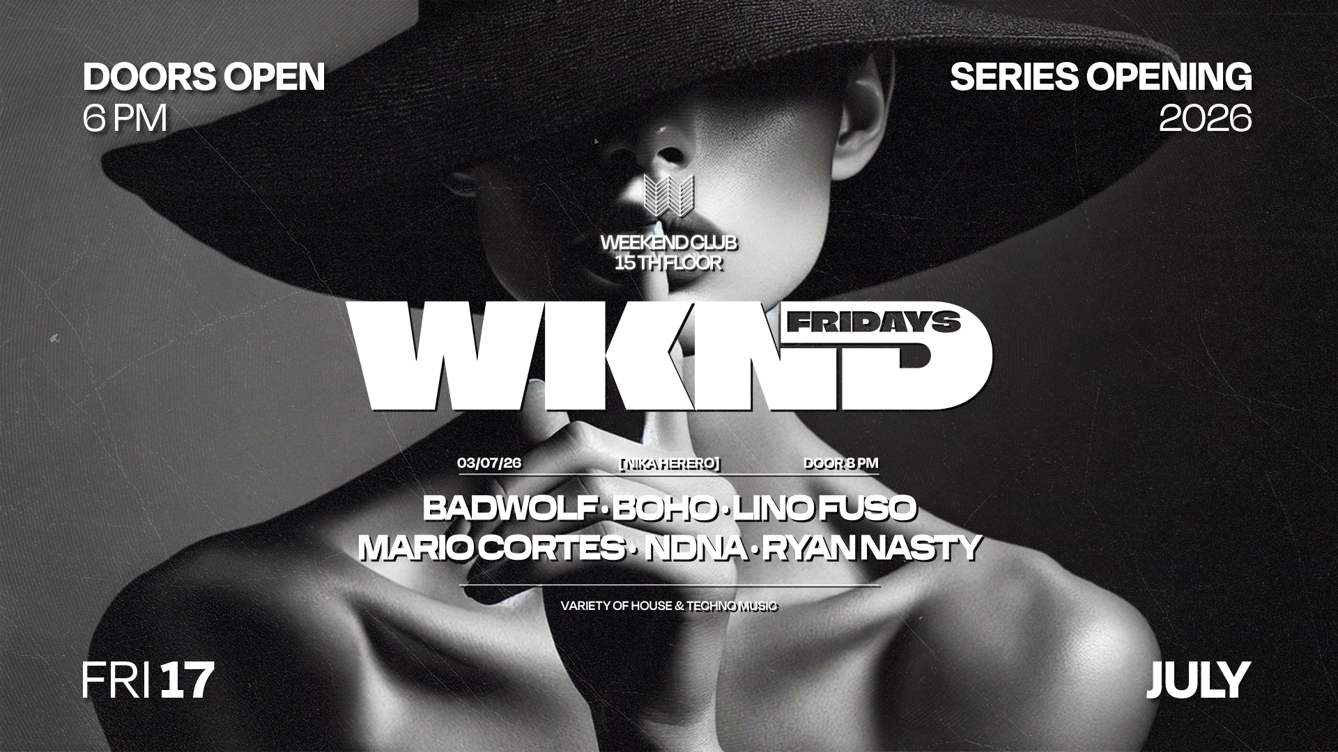 WKND X DON'T TELL ANYONE - Techno Party in Berlin