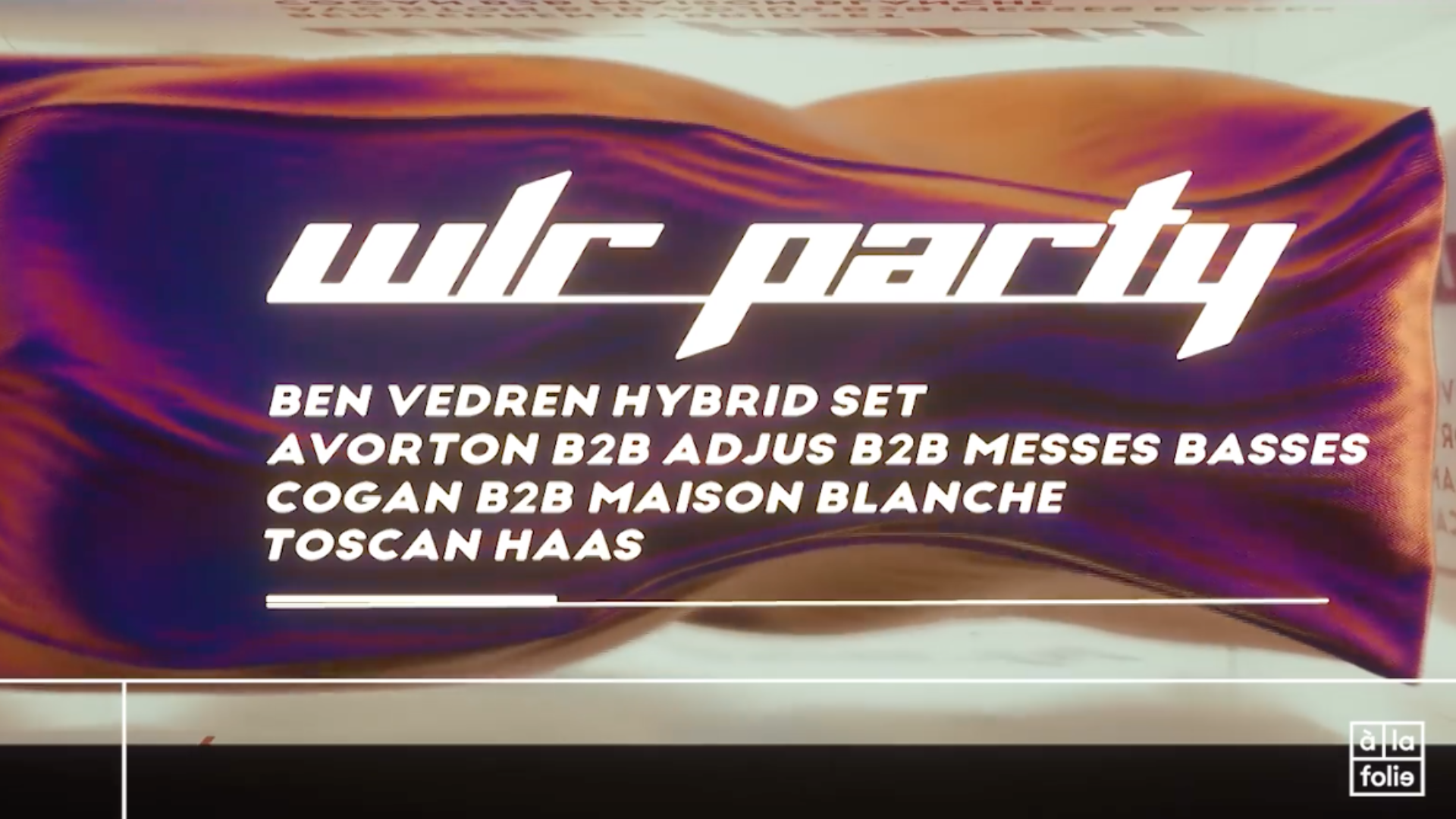 WLR Party #2 : Ben Vedren, Increase The Groove Crew, Toscan Haas image