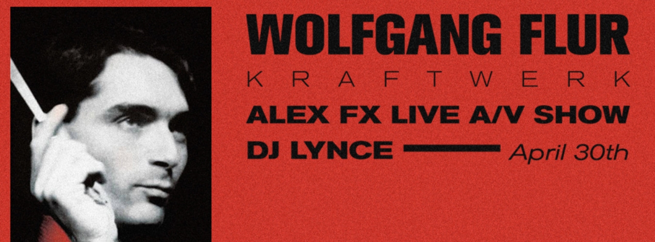 Wolfgang Flür (Ex Kraftwerk) A/V Show, Alex FX Live A/V, DJ Lynce image
