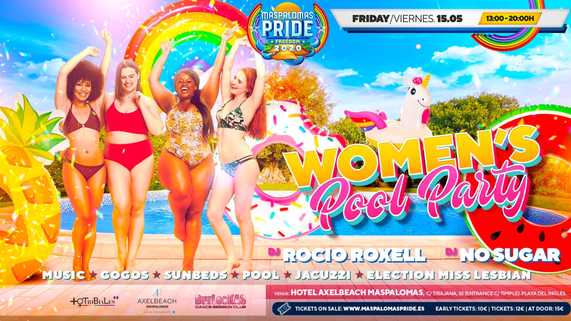 Women's Pool Party - Official Event Maspalomas Pride 2021