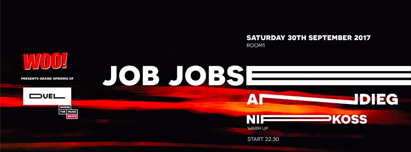 WOO! presents Duel Grand Opening w/ Job Jobse and More image