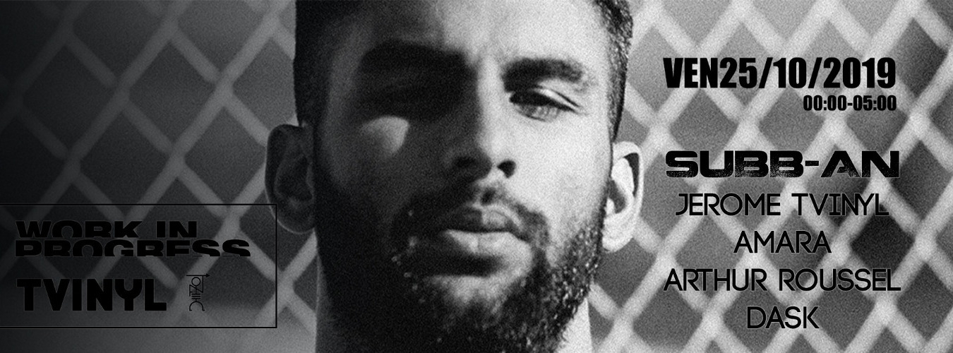 WORK IN Progress & Tvinyl w/ Subb-An (One record - UK) image