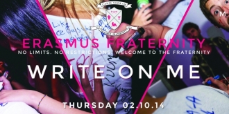 WRITE ON ME || ERASMUS FRATERNITY || THURSDAY 02 OCT @ToulouseClub  image