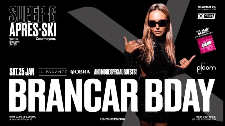 Cover for event: X GUEST presents BRANCAR BDAY | Après-ski