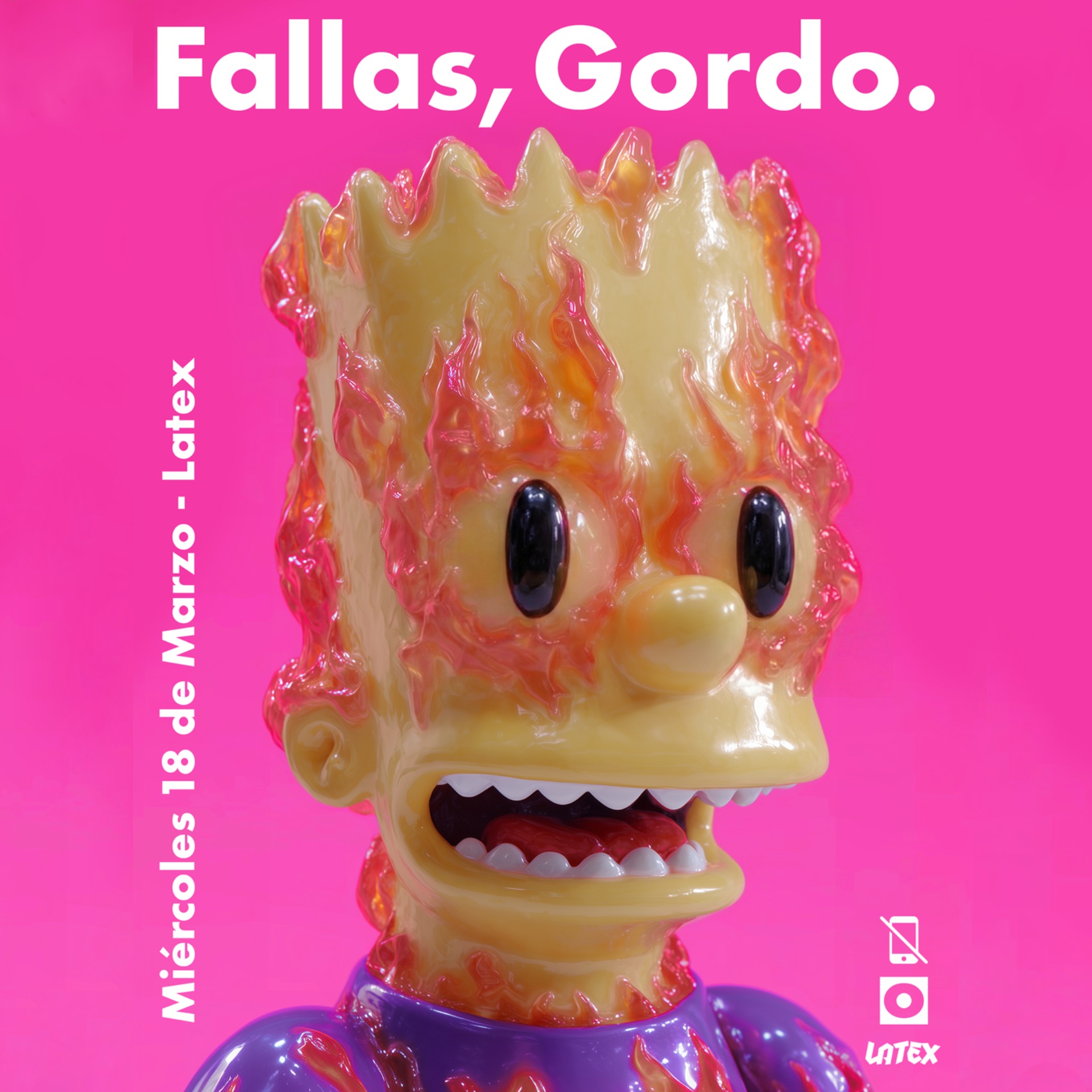 X18/03 LATEX W/ GORDO: FINALVERSION3 B2B VLADIMIR DYNAMO ALL NIGHT LONG	FALLAS image