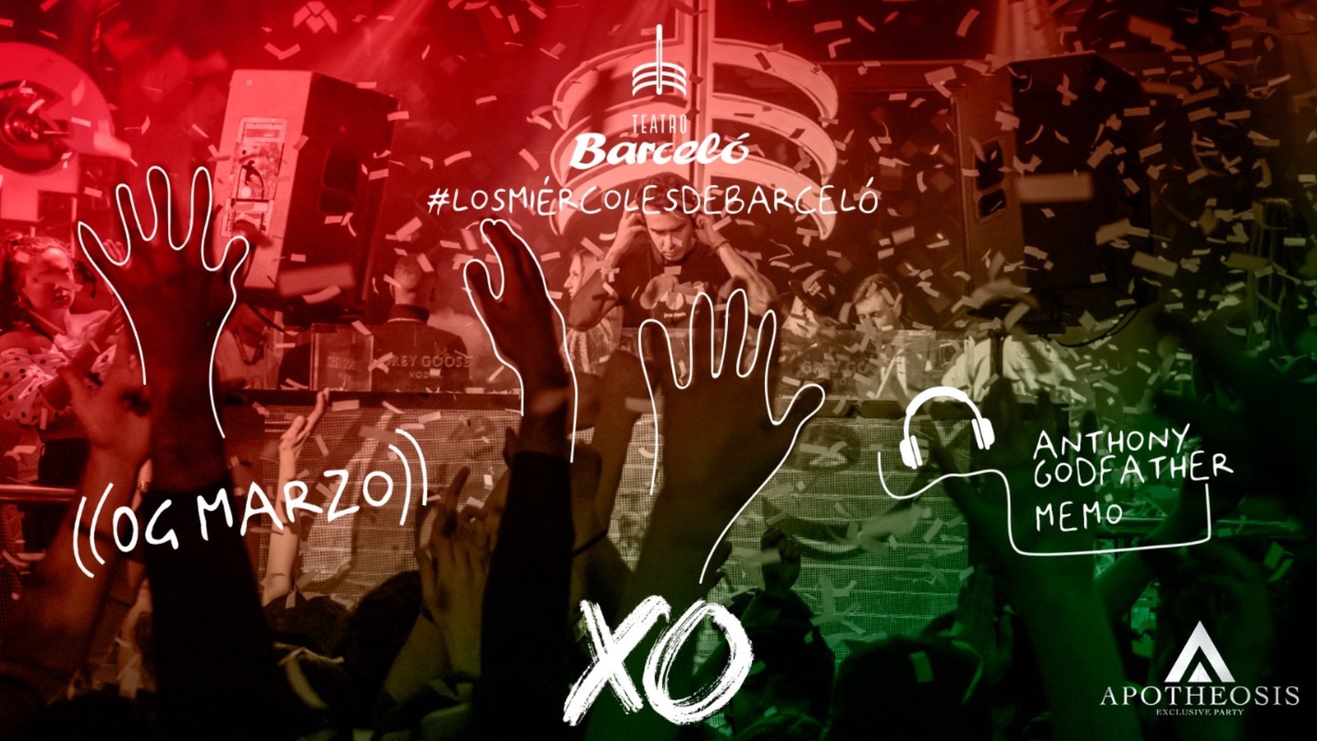 XO Party @ TEATRO BARCELO ( Open bar  )