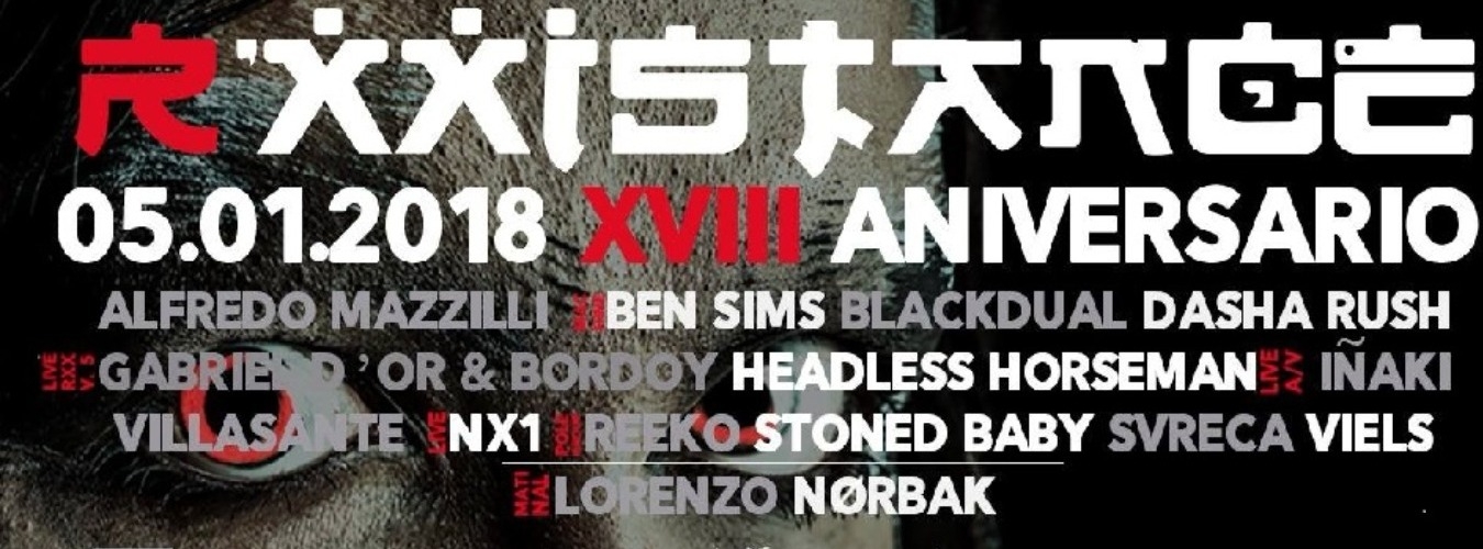 XVIII Aniversario RXXISTANCE image