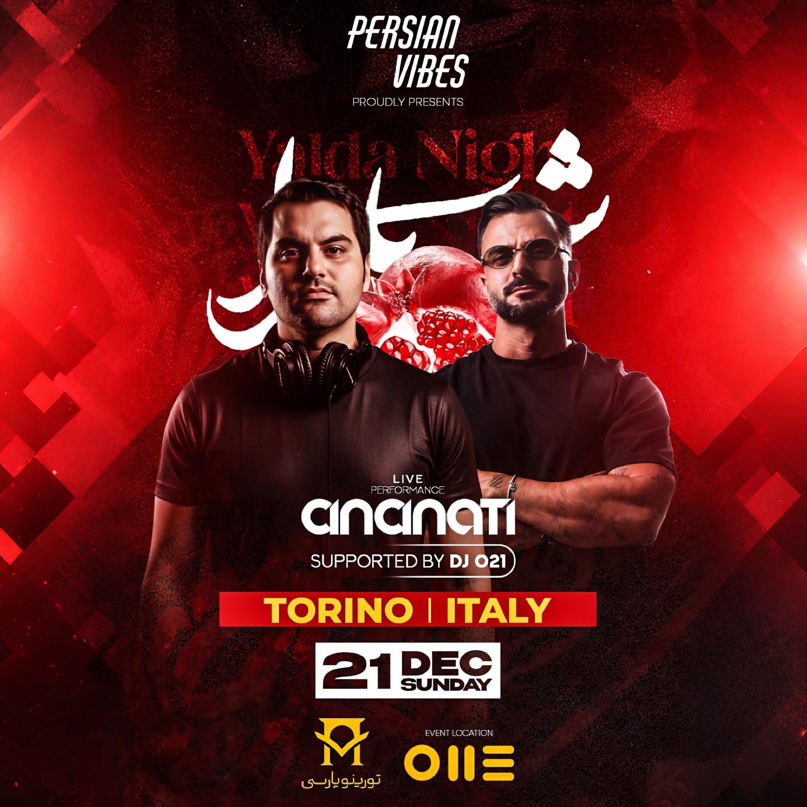 YALDA NIGHT - PERSIAN PARTY image