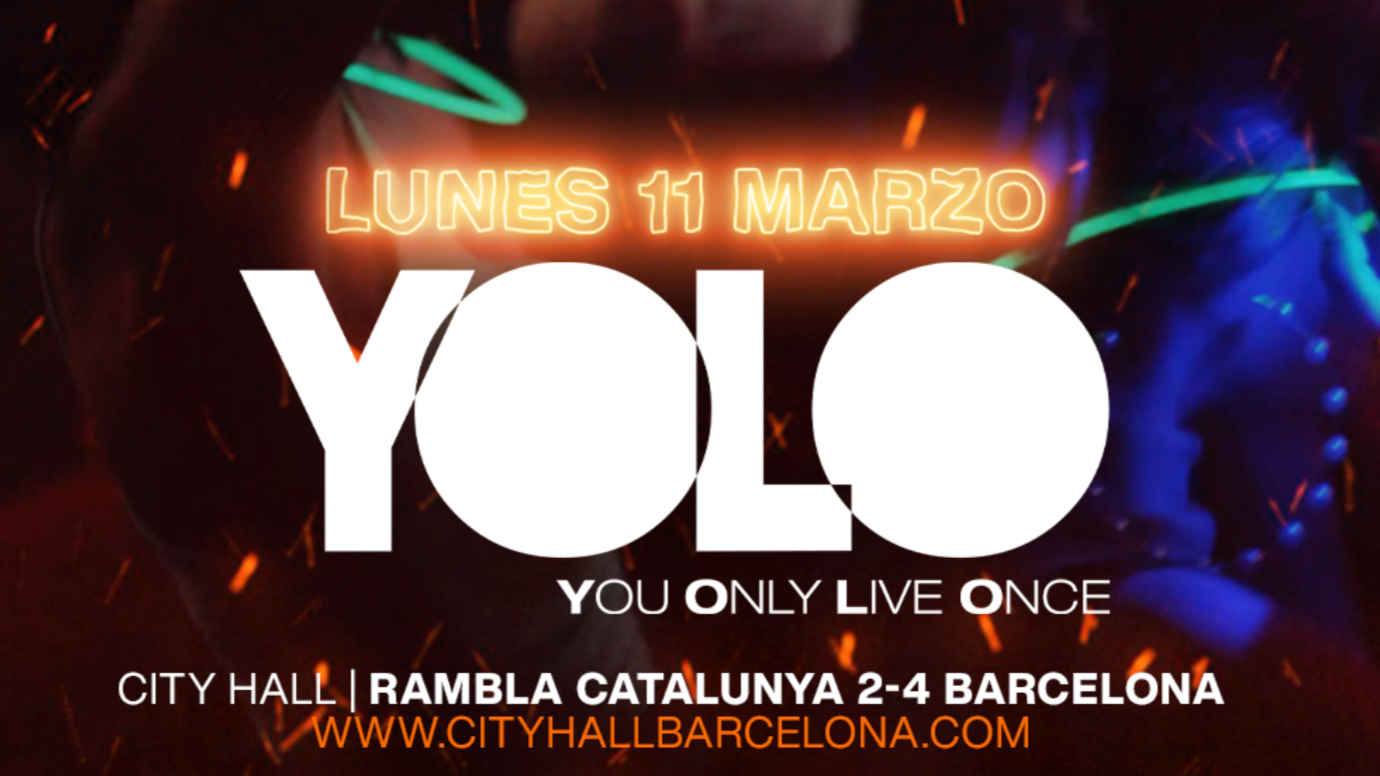 YOLO - You Only Live Once - MONDAY PARTY image