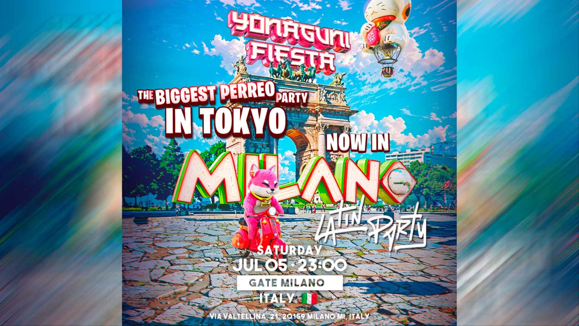 YONAGUNI: FROM TOKYO TO MILANO - LATIN REGGAETON PARTY