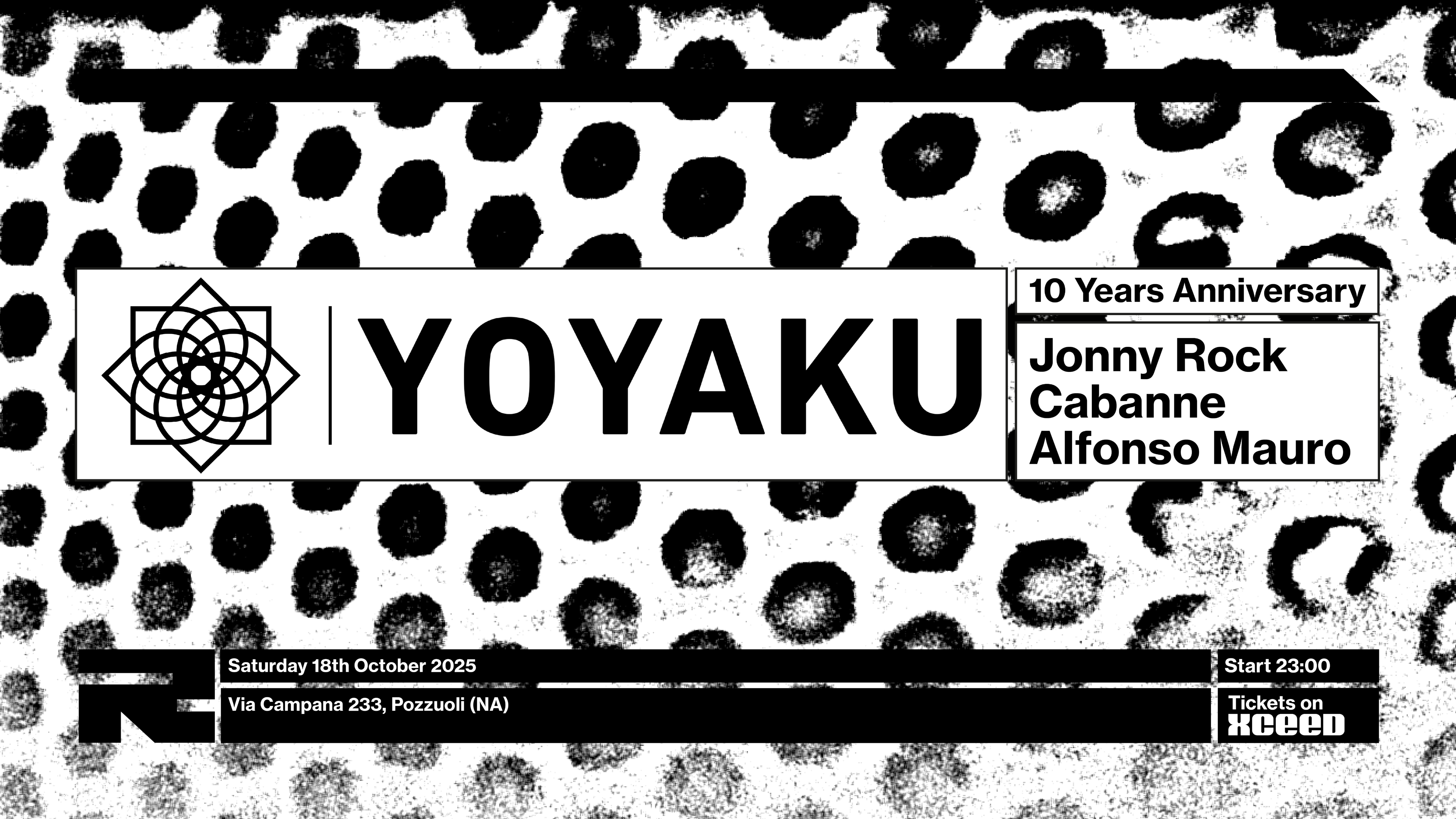 Yoyaku 10 Years Anniversary with Jonny Rock and Cabanne