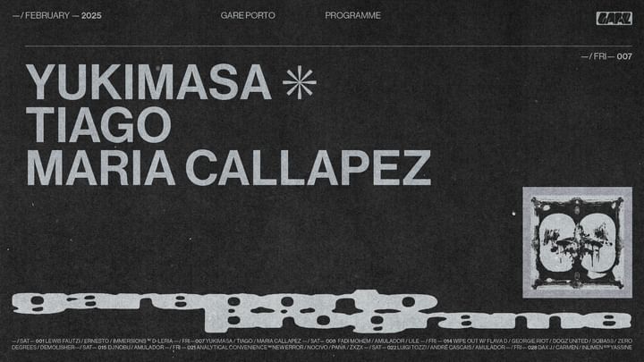 Cover for event: YUKIMASA + Tiago + Maria Callapez