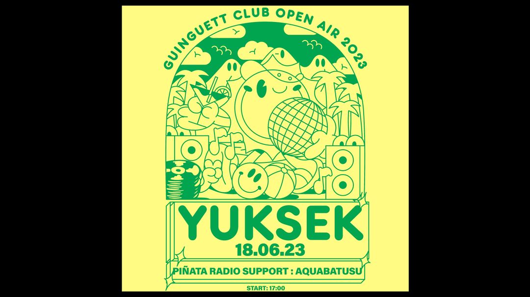 Couverture de l'événement YUKSEK • Guinguette Club Open Air • Montpellier, Halle Tropisme
