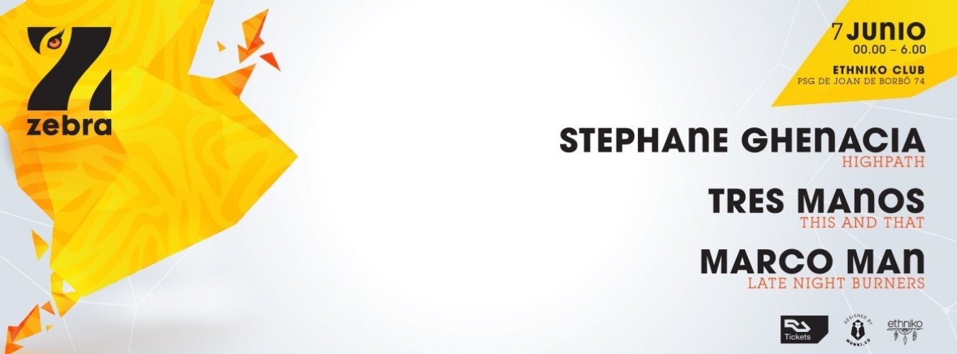 Zebra Beachside June Edition with Stephane Ghenacia, Tres Manos & Marco Man image