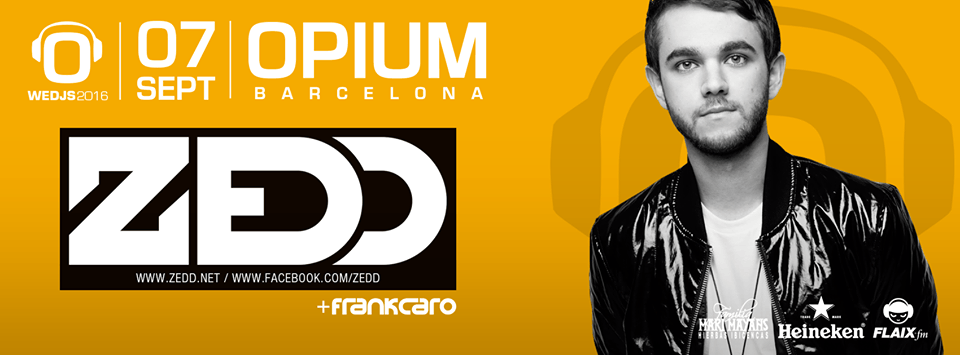 Zedd presented by Wedjs 2016 image