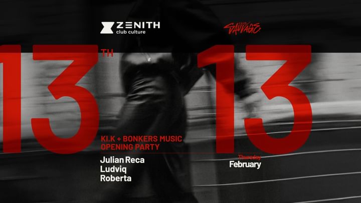 Cover for event: Zenith Club pres: KI.K & BONKERS OPENING